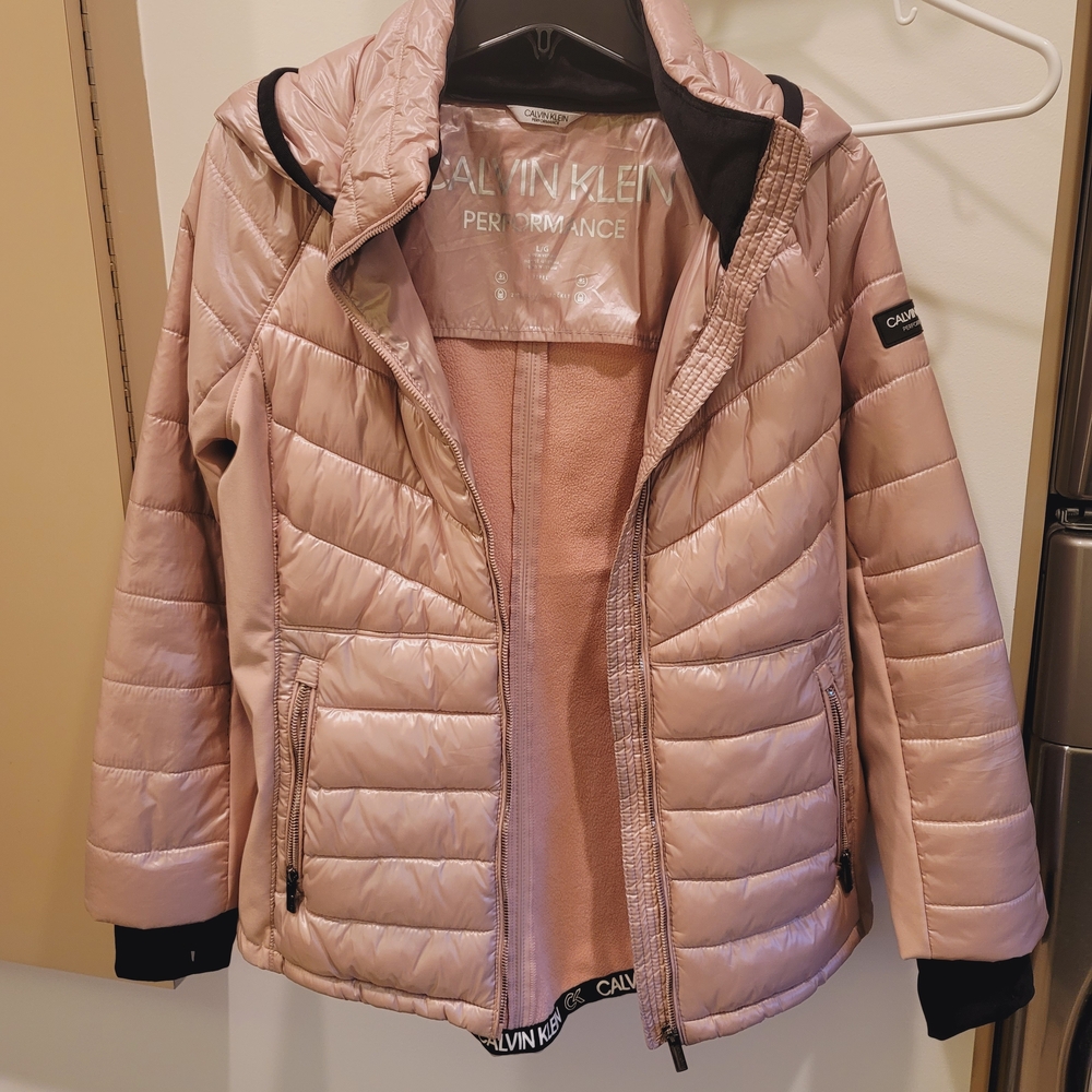 Calvin Klein Women's Blush Puffer Jacket